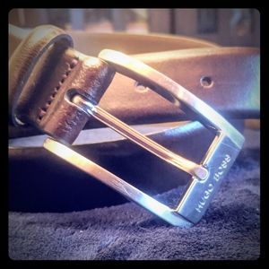 Hugo Boss Brown Leather Belt